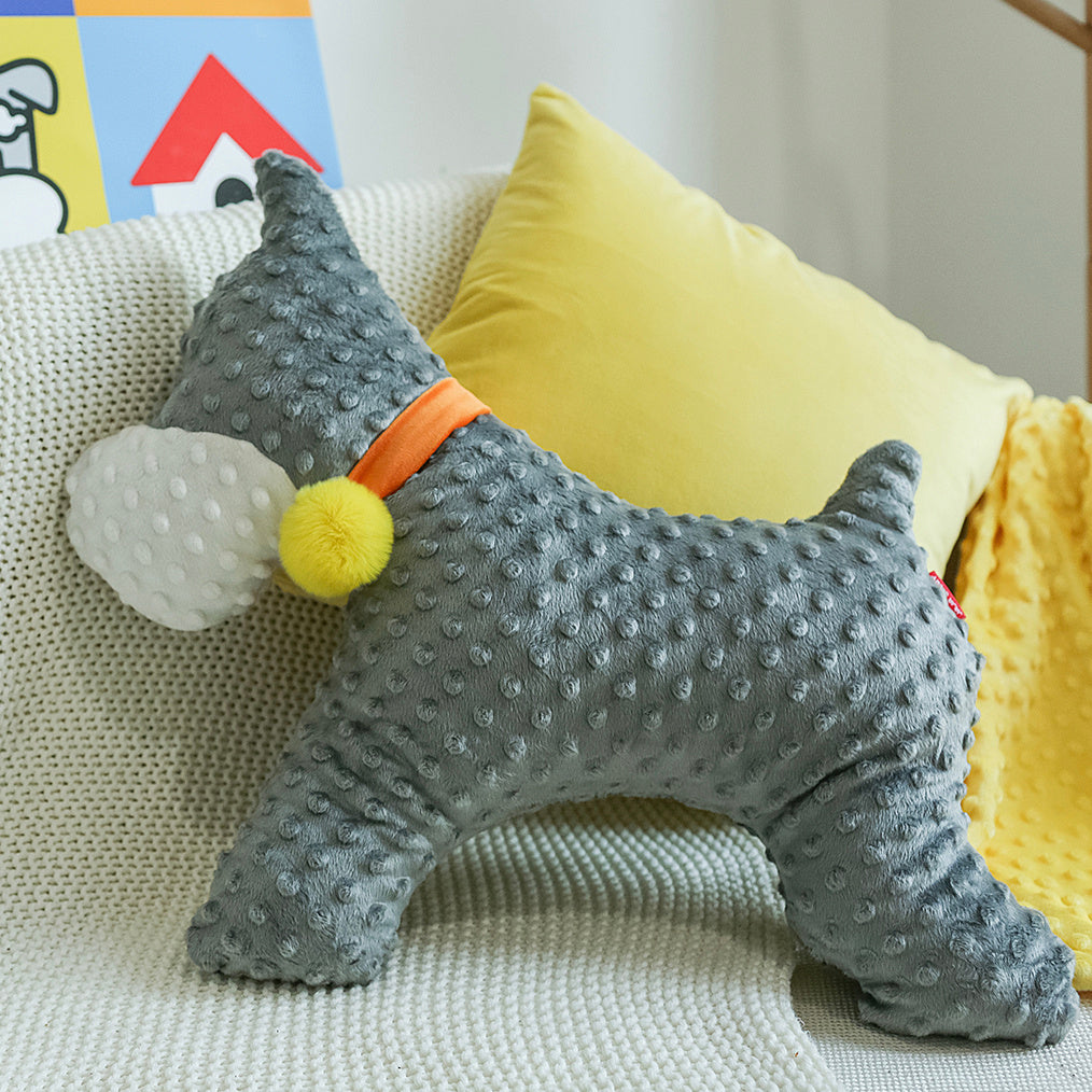 Schnauzer Doll Comfort Pillow