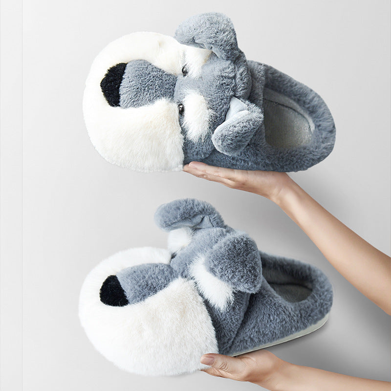 Schnauzer Warm Indoor Slippers