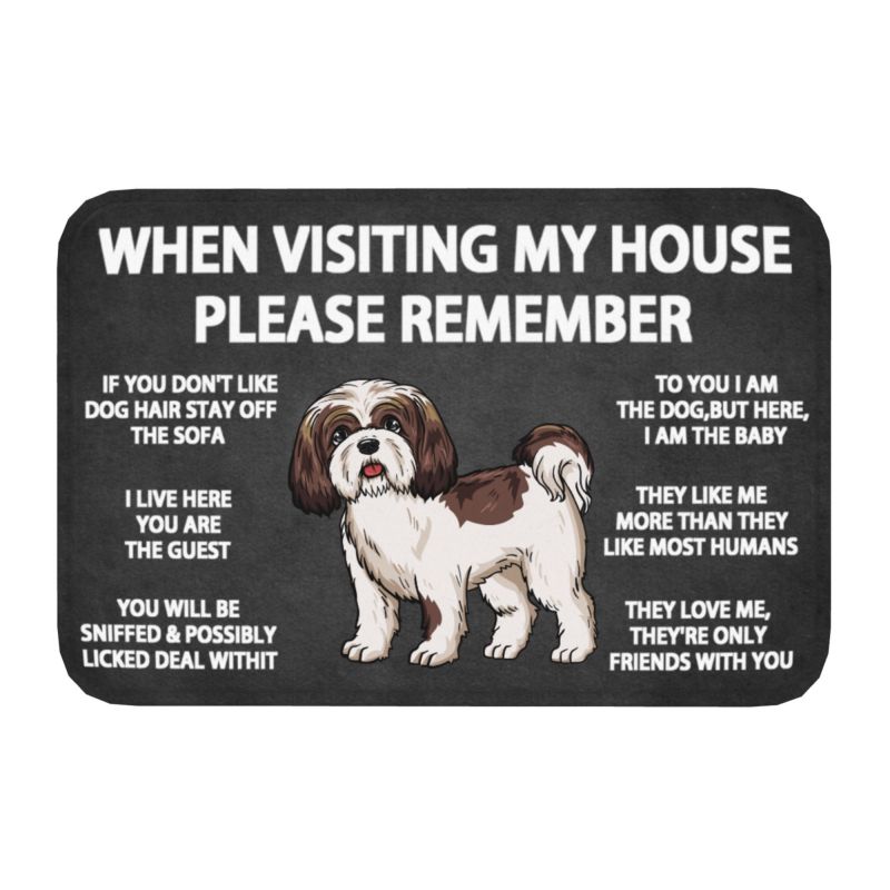 Shih Tzu House Doormat