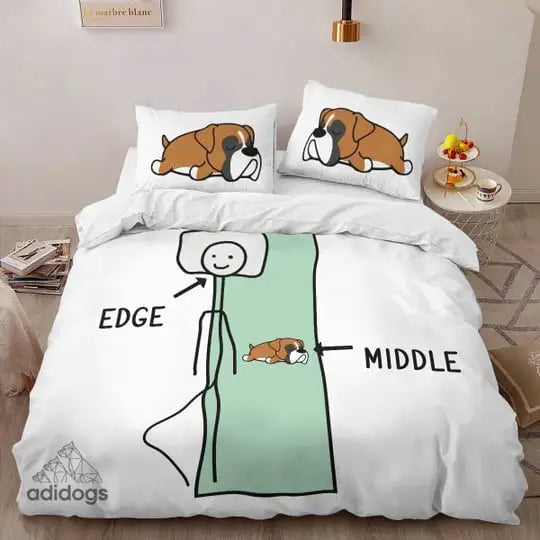 Sleeps With a Boxer Bedding Set