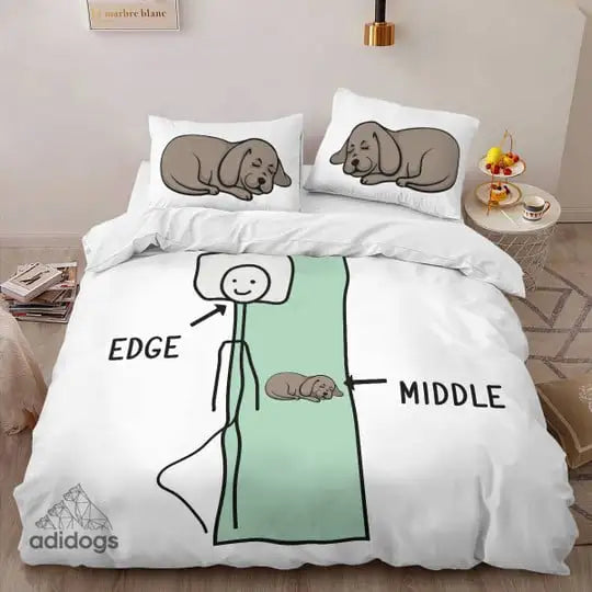 Sleeps With a Weimaraner Bedding Set