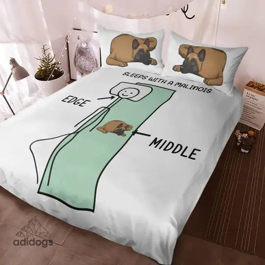 Sleeps With a Malinois Bedding Set