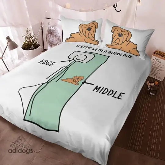 Sleeps With a Bordeaux Bedding Set