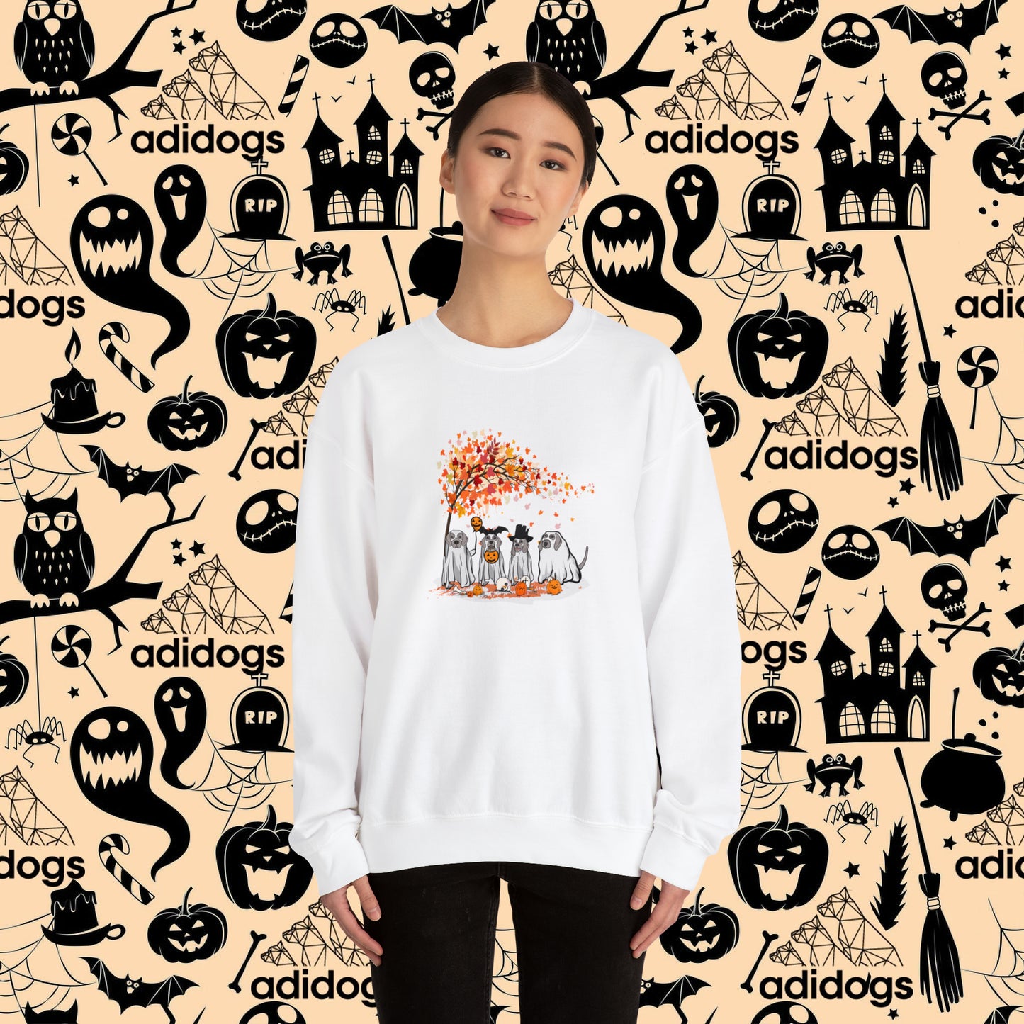 Weimaraner Fall Vibes Halloween Sweatshirts