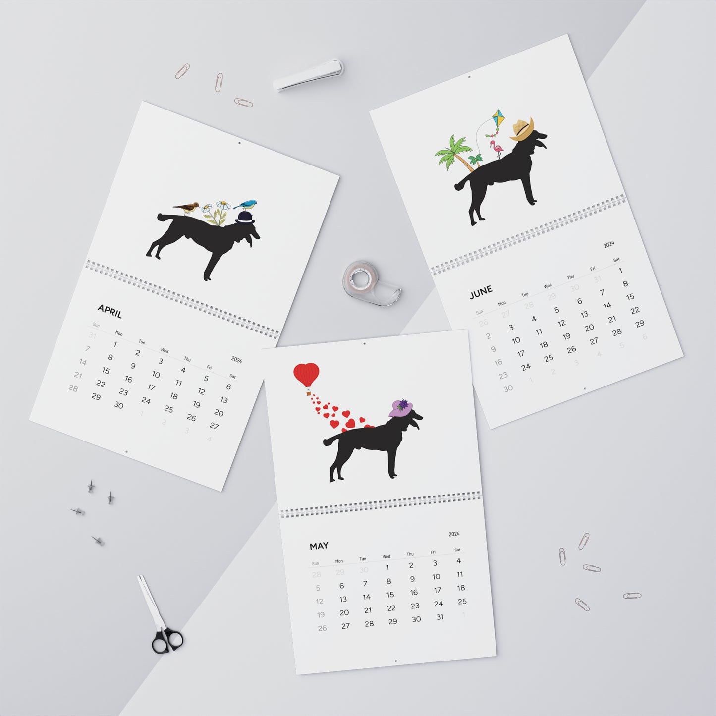 Malinois Wall Calendar 2024