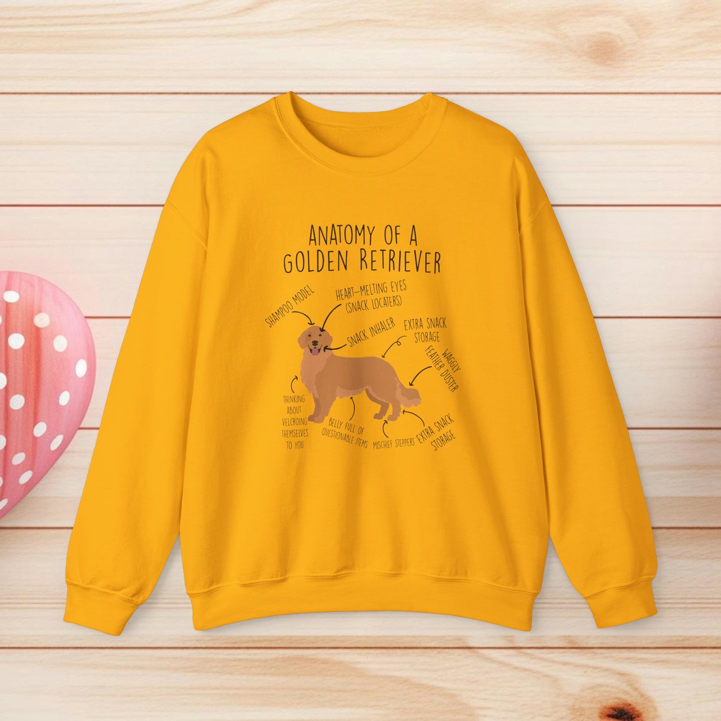 Anatomy Of A Golden Retriever Shirts & Gifts