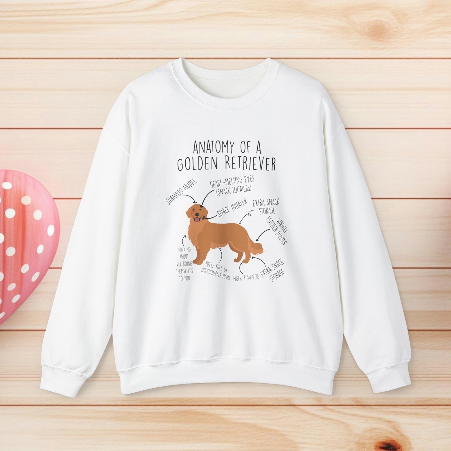 Anatomy Of A Golden Retriever Shirts & Gifts