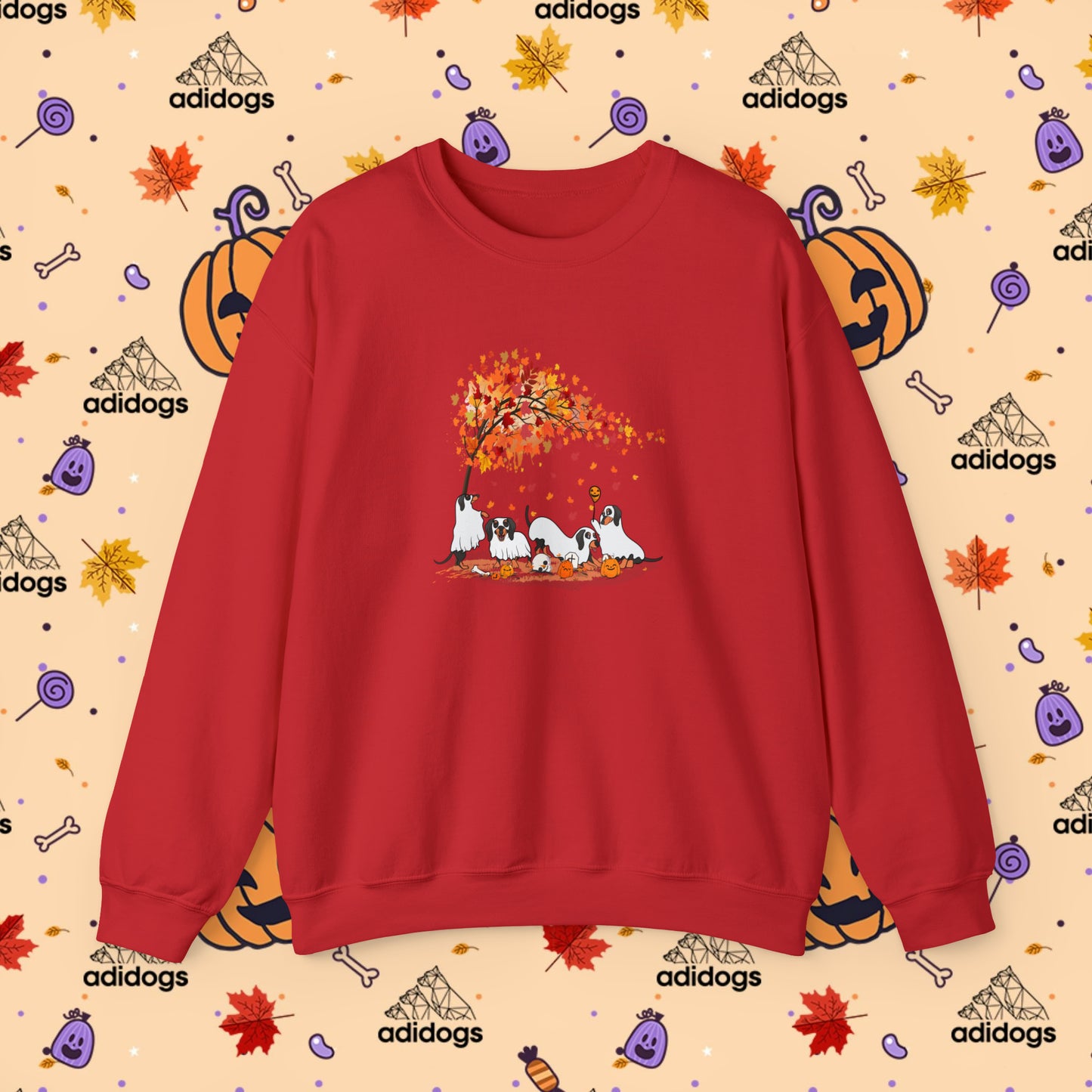 Fall Vibes Dachshund Halloween Sweatshirts