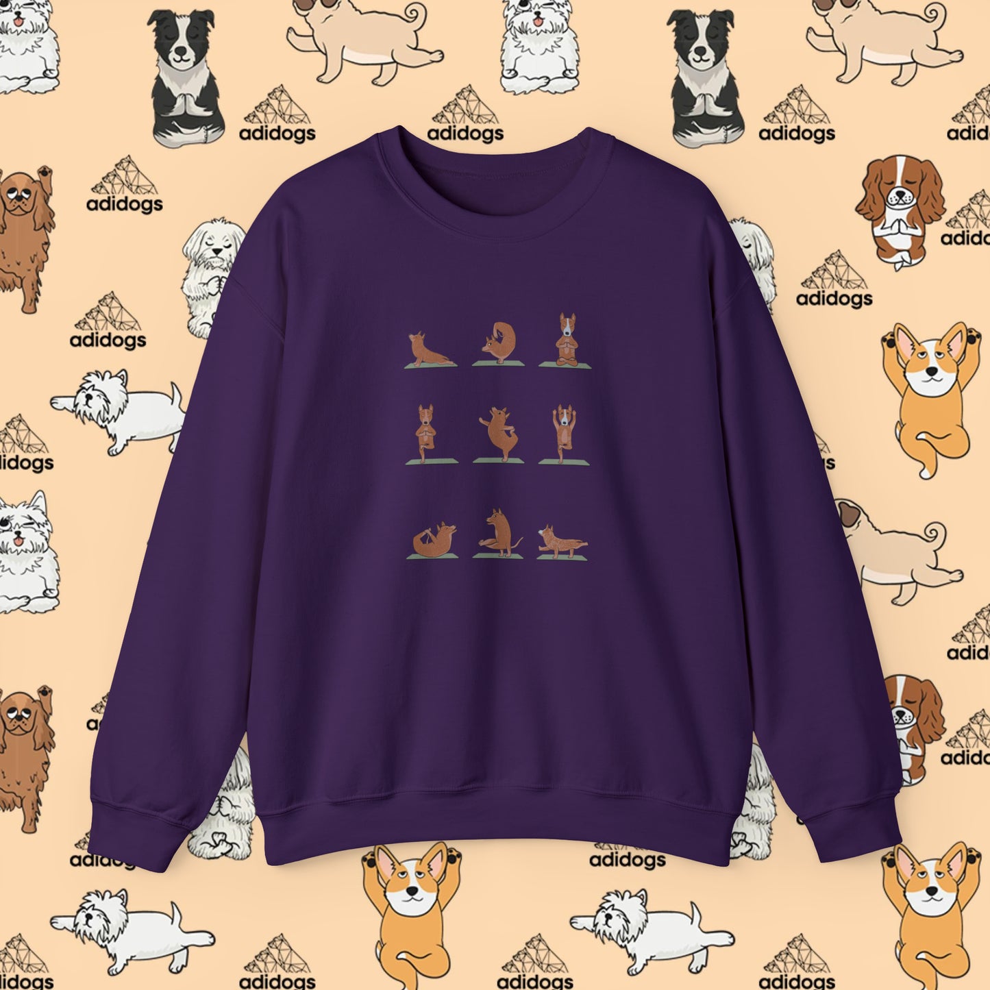 Red Heeler Yoga Sweatshirts