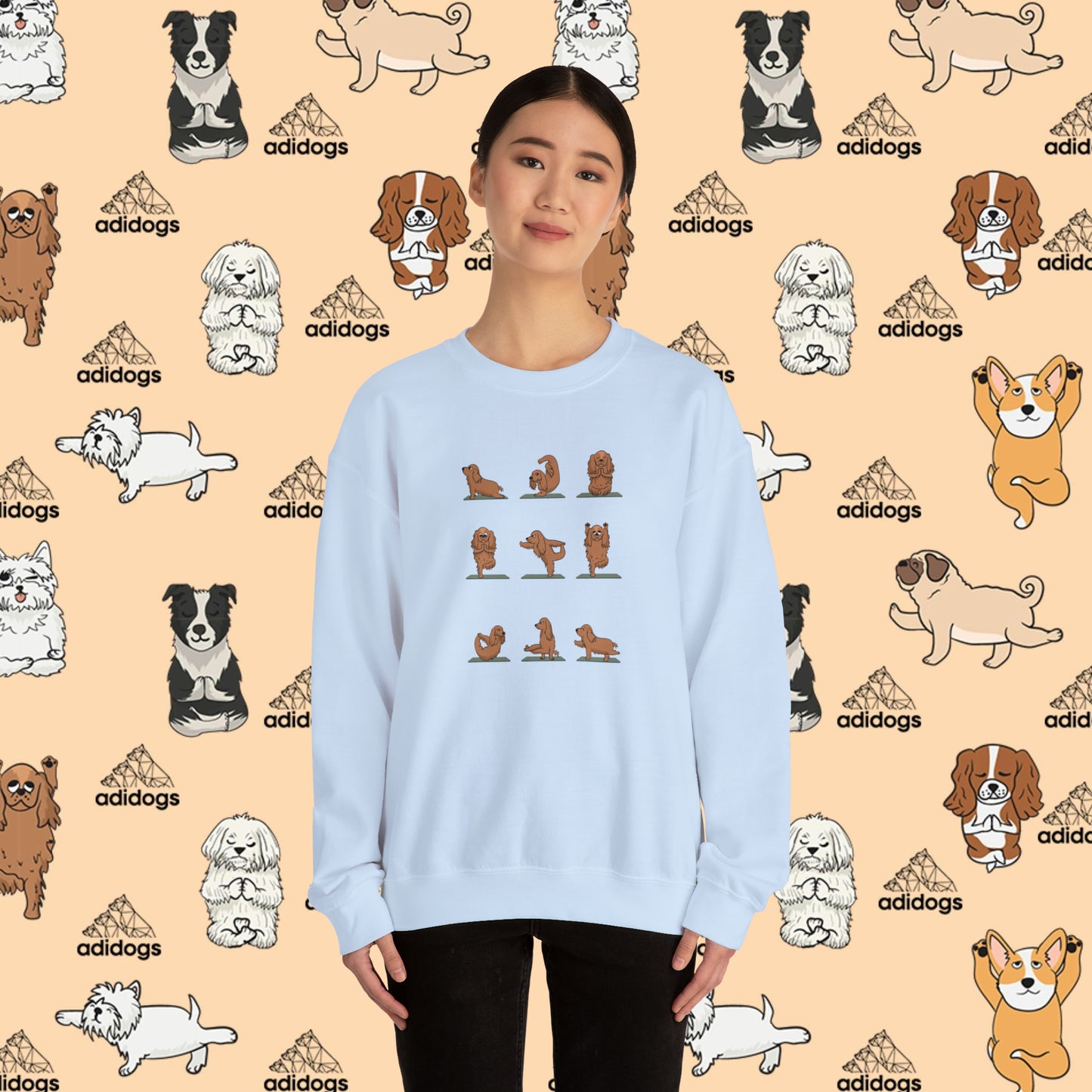 Cocker Spaniel Yoga Sweatshirts