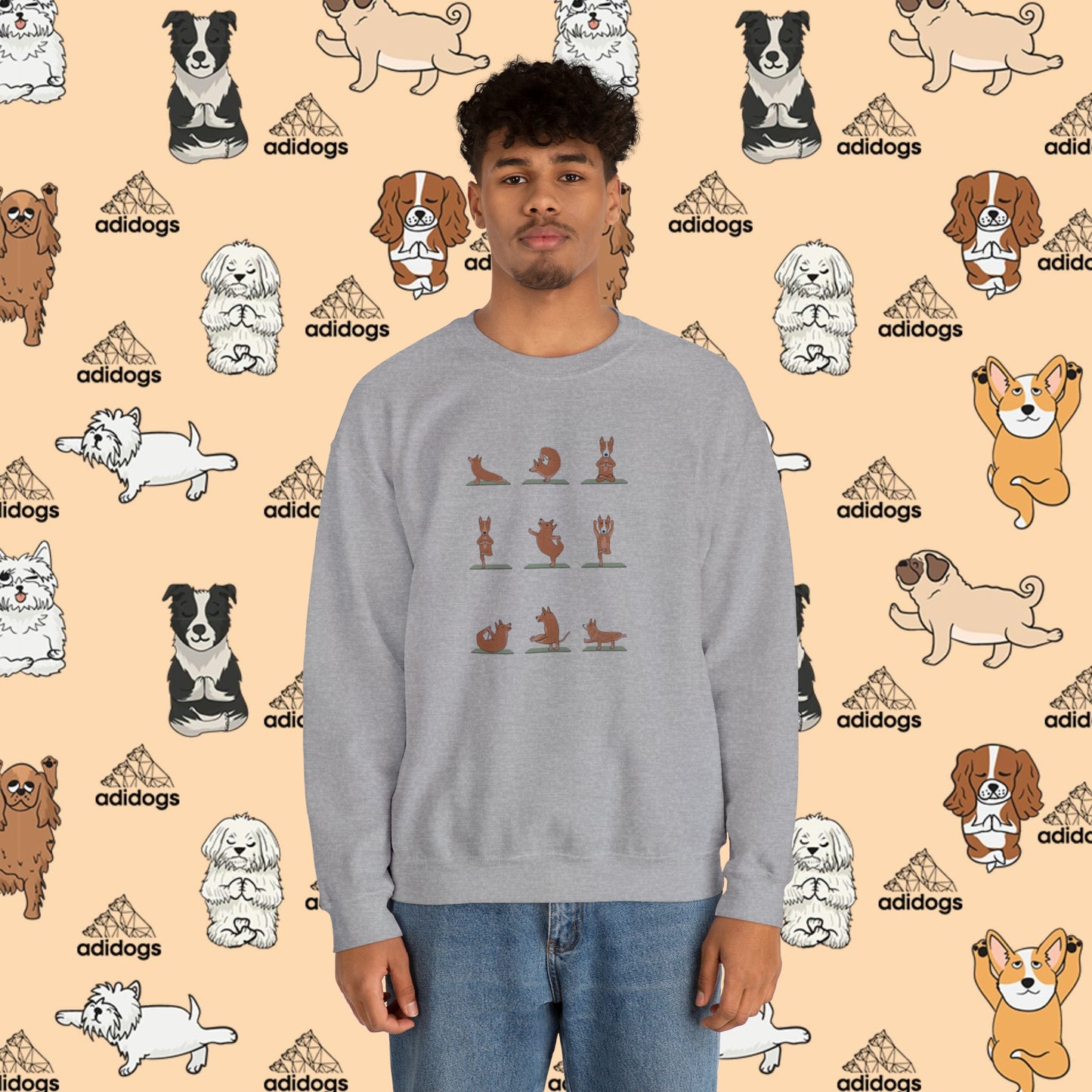 Red Heeler Yoga Sweatshirts