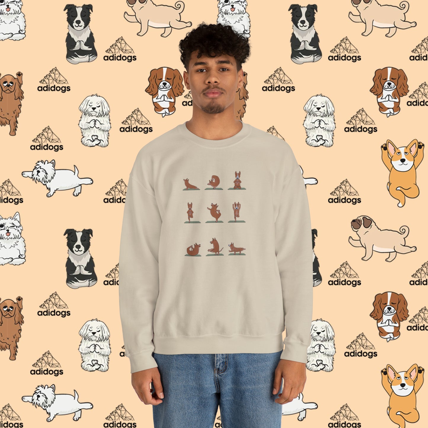 Red Heeler Yoga Sweatshirts