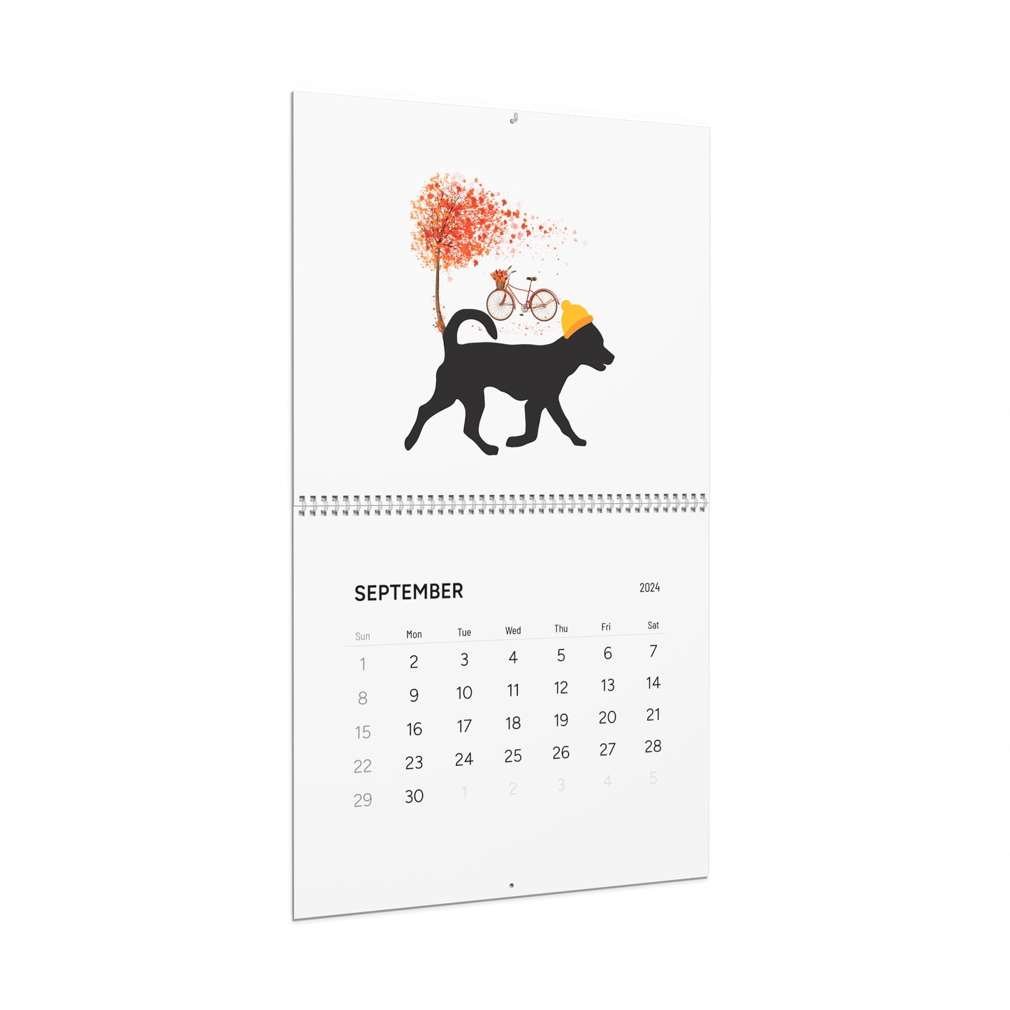 Jack Russell Wall Calendar 2024