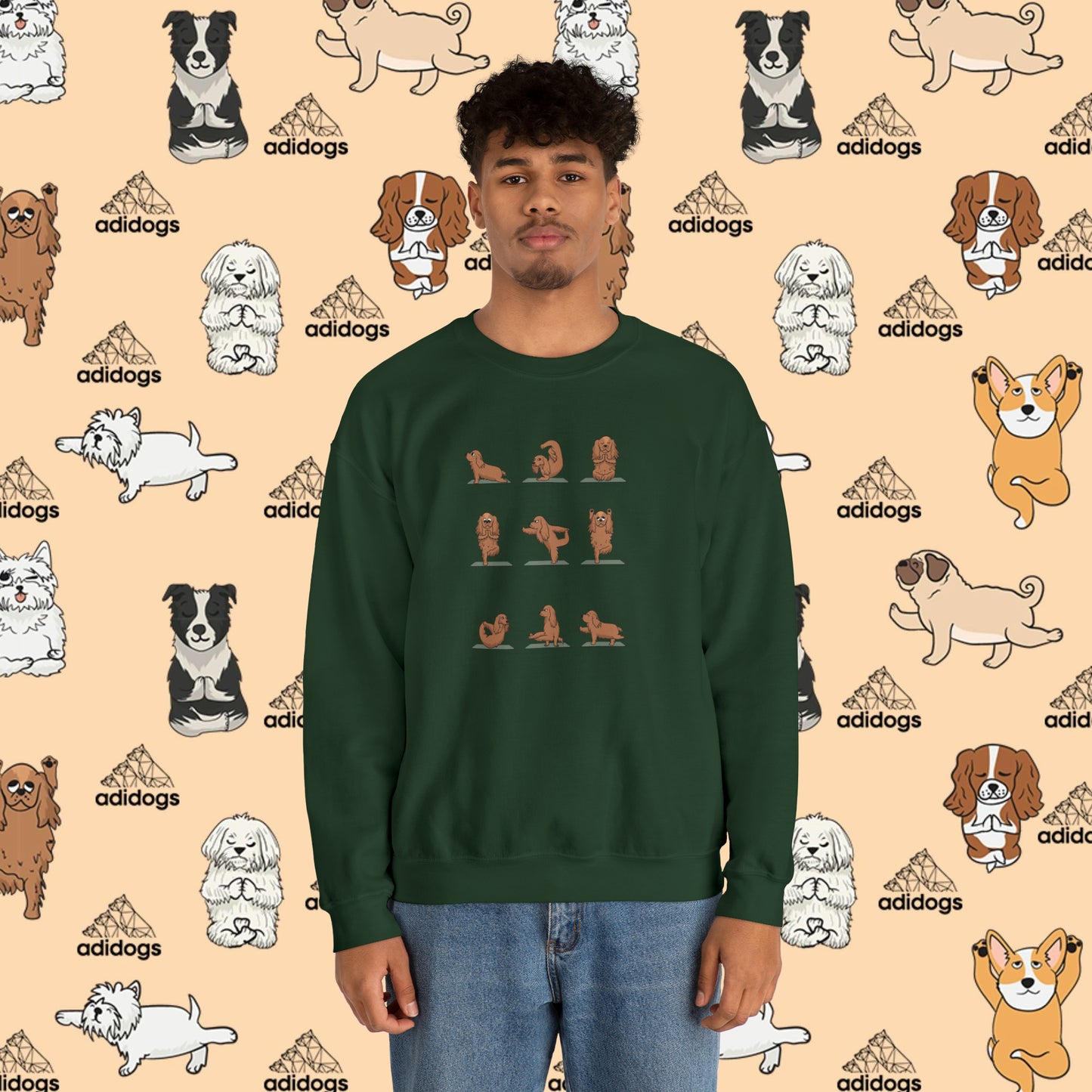 Cocker Spaniel Yoga Sweatshirts