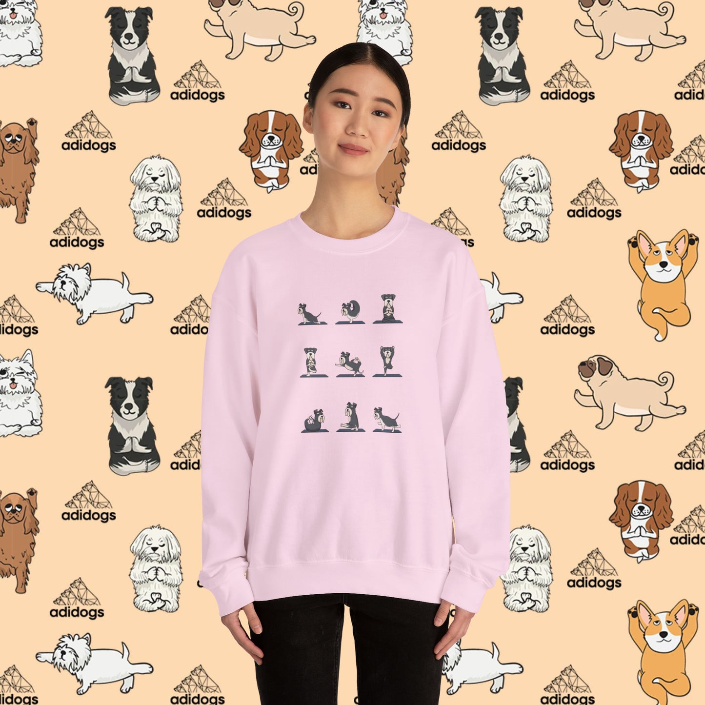 Schnauzer Yoga Sweatshirts