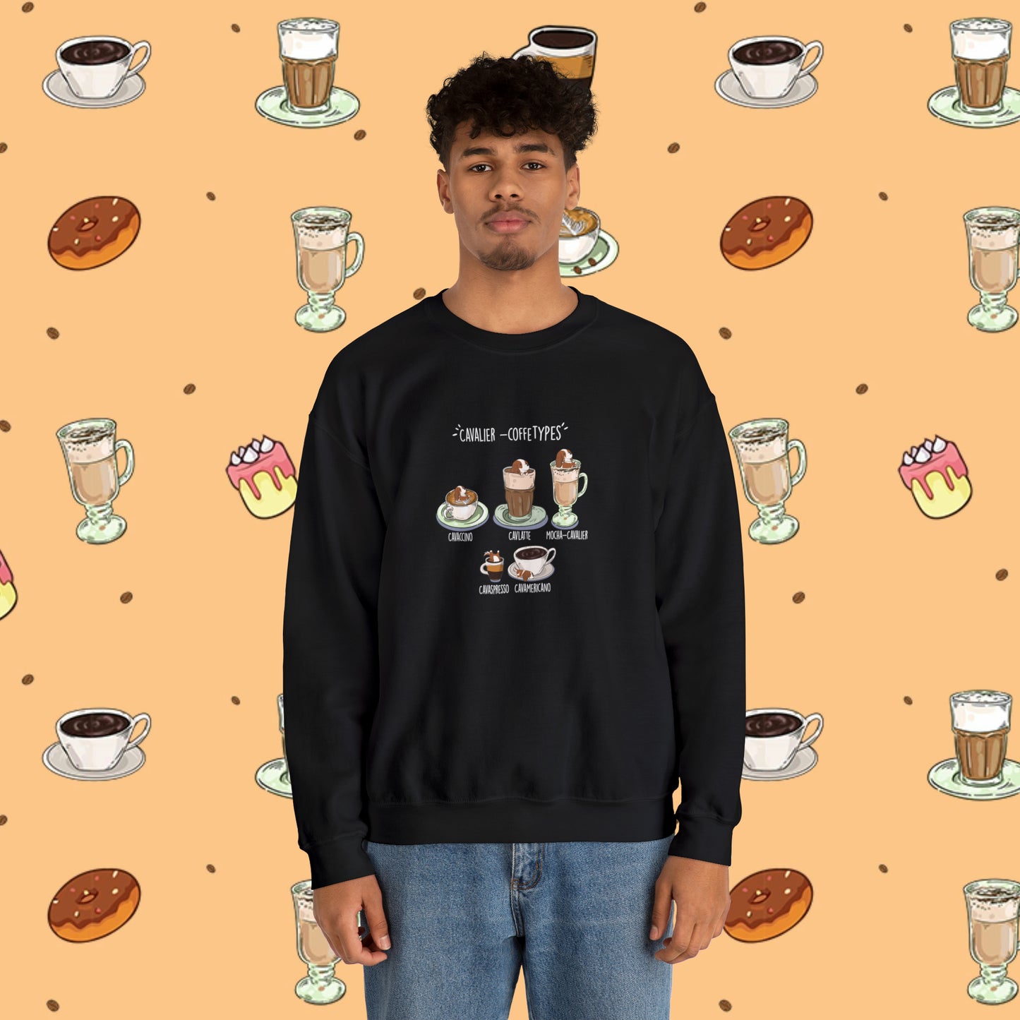 Cavalier Lovers Coffee Sweatshirts