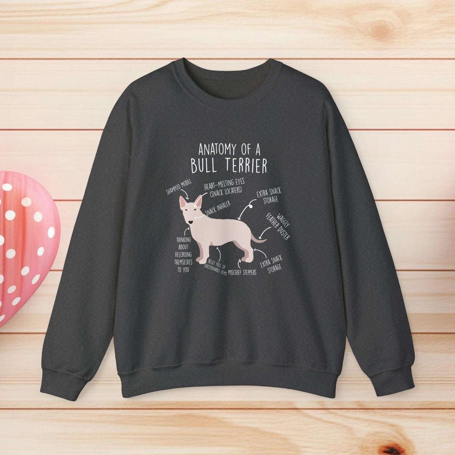 Anatomy Of A Bull Terrier Shirts & Gifts