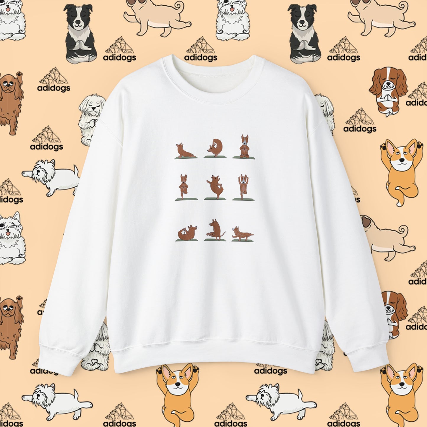 Red Heeler Yoga Sweatshirts