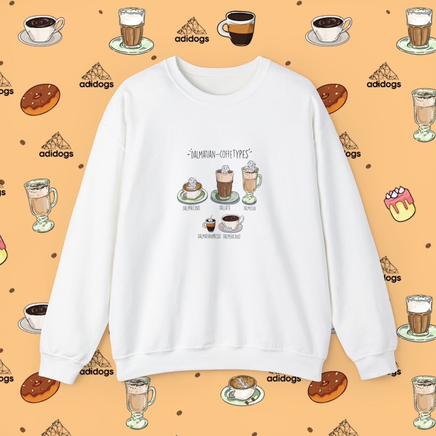 Dalmatian Lovers Coffee Sweatshirts