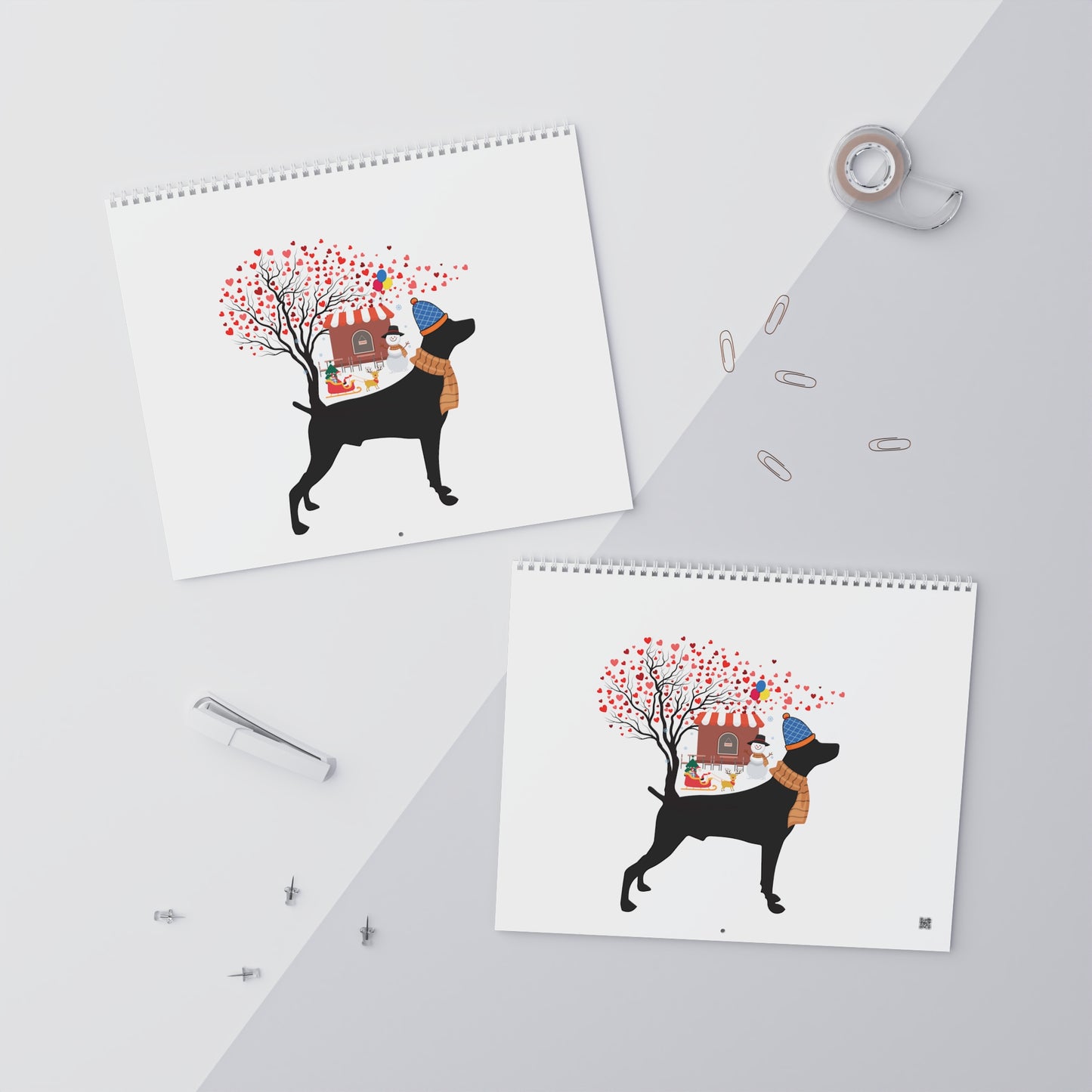 Weimaraner Wall Calendar 2024