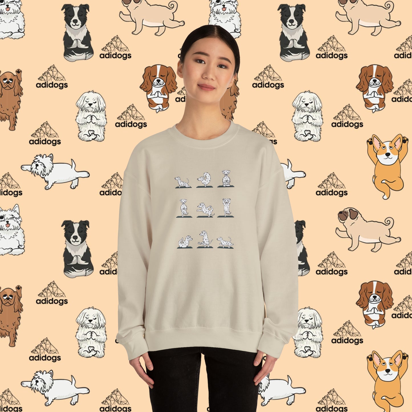 Dalmatian Yoga Sweatshirts