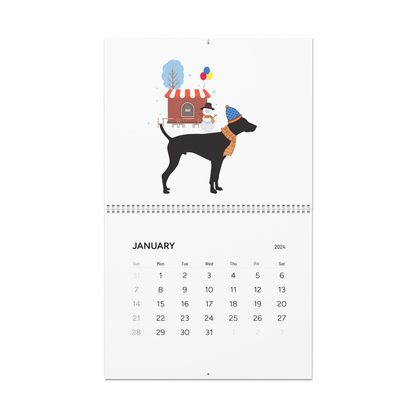 Gs Pointer Wall Calendar 2024