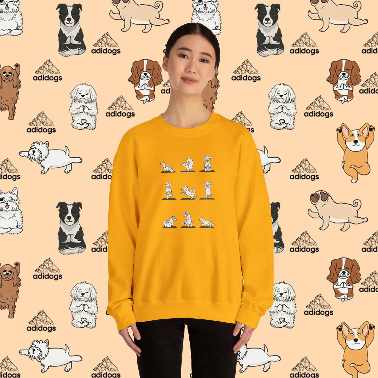 Dalmatian Yoga Sweatshirts