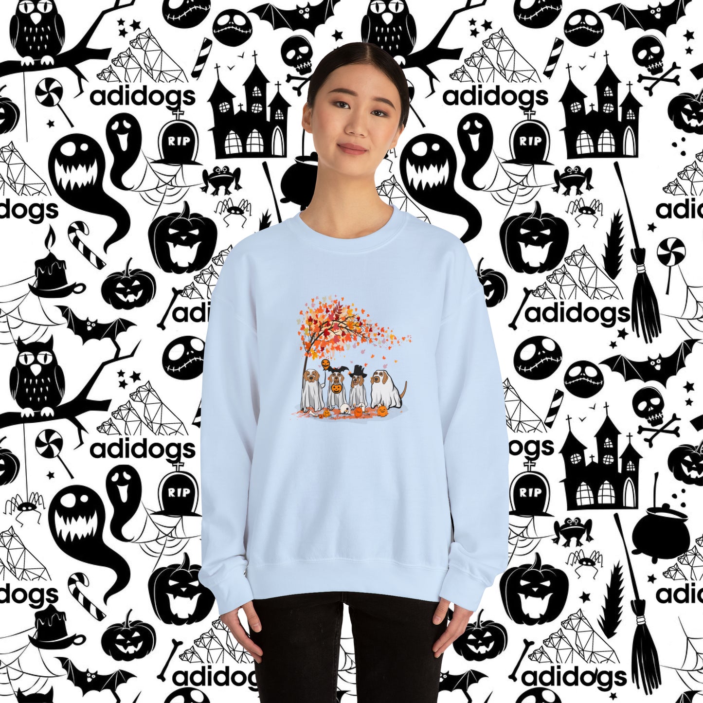 Vizsla Fall Vibes Halloween Sweatshirts