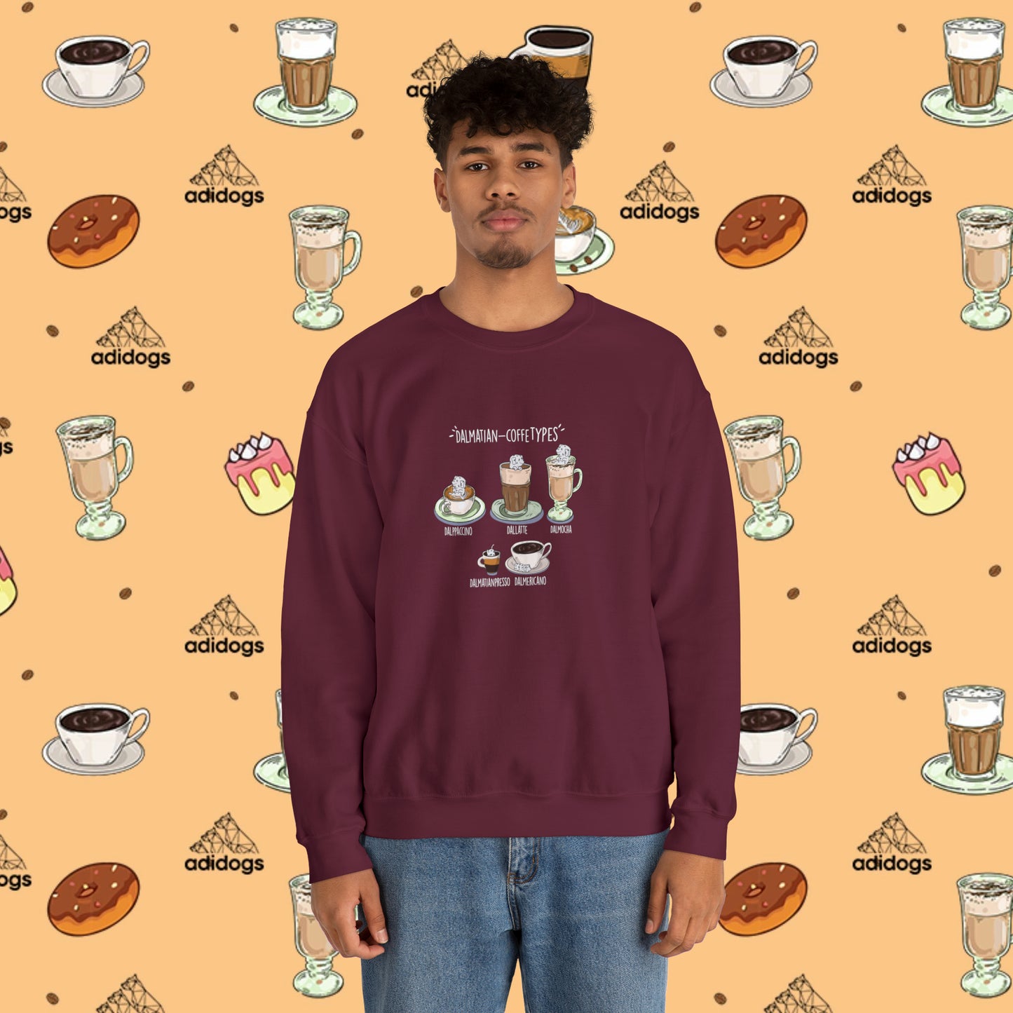 Dalmatian Lovers Coffee Sweatshirts