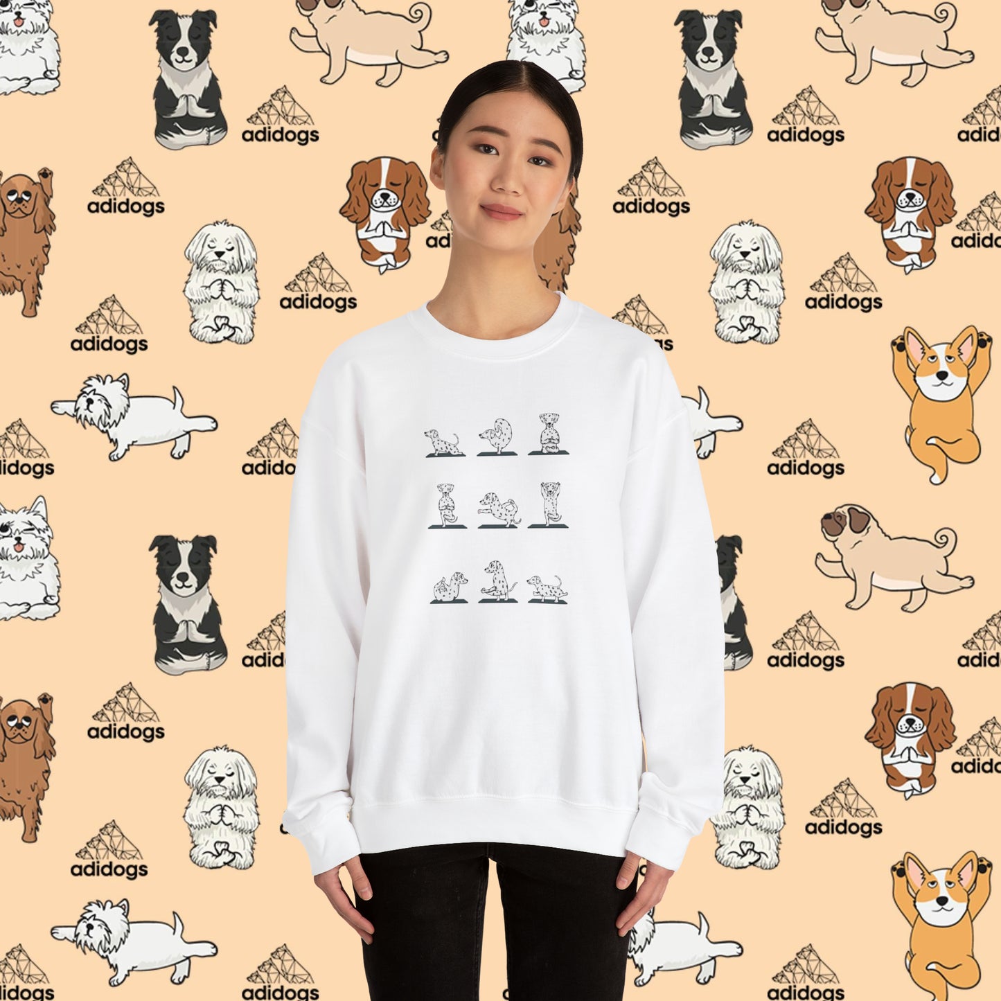 Dalmatian Yoga Sweatshirts