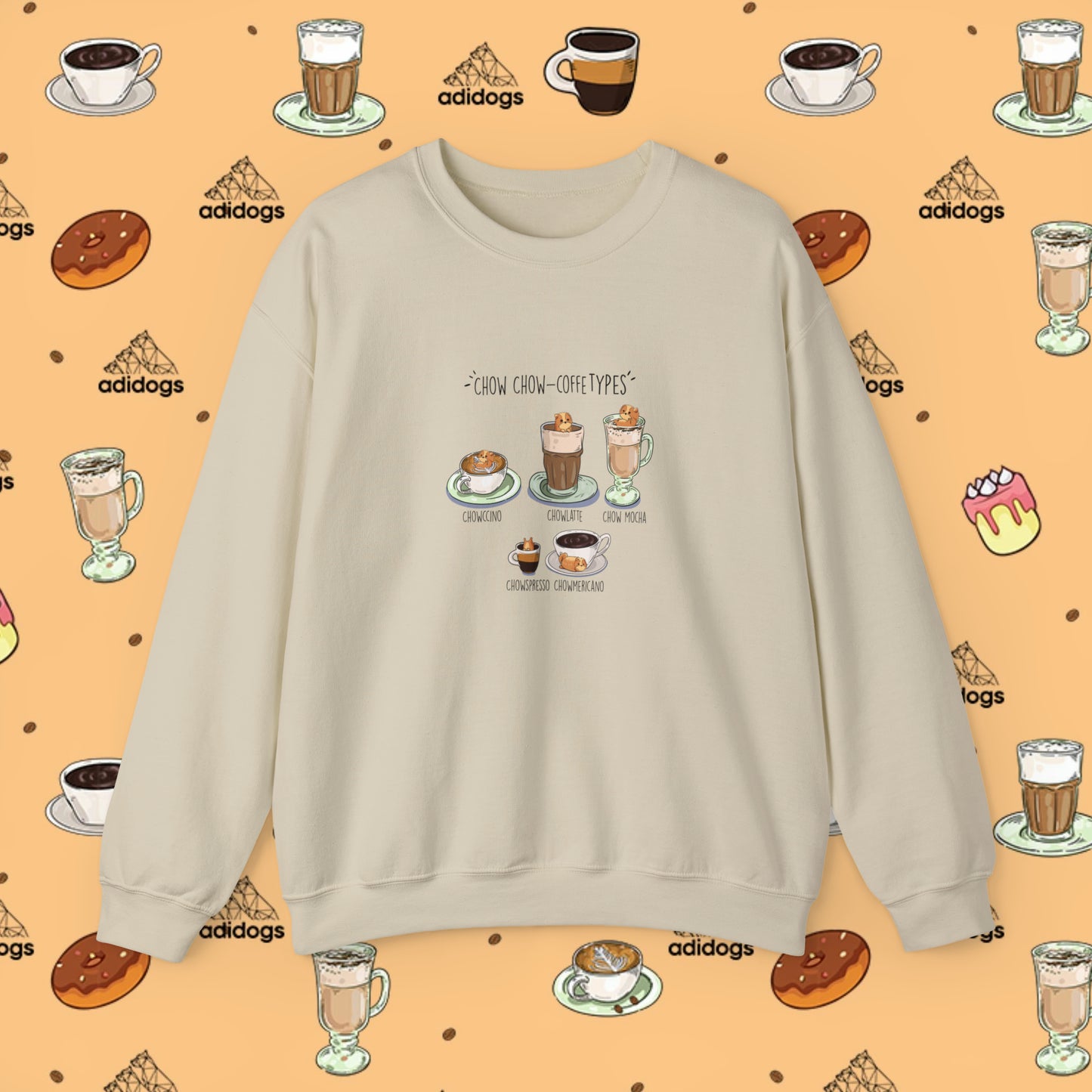 Chow Chow Lovers Coffee Sweatshirts