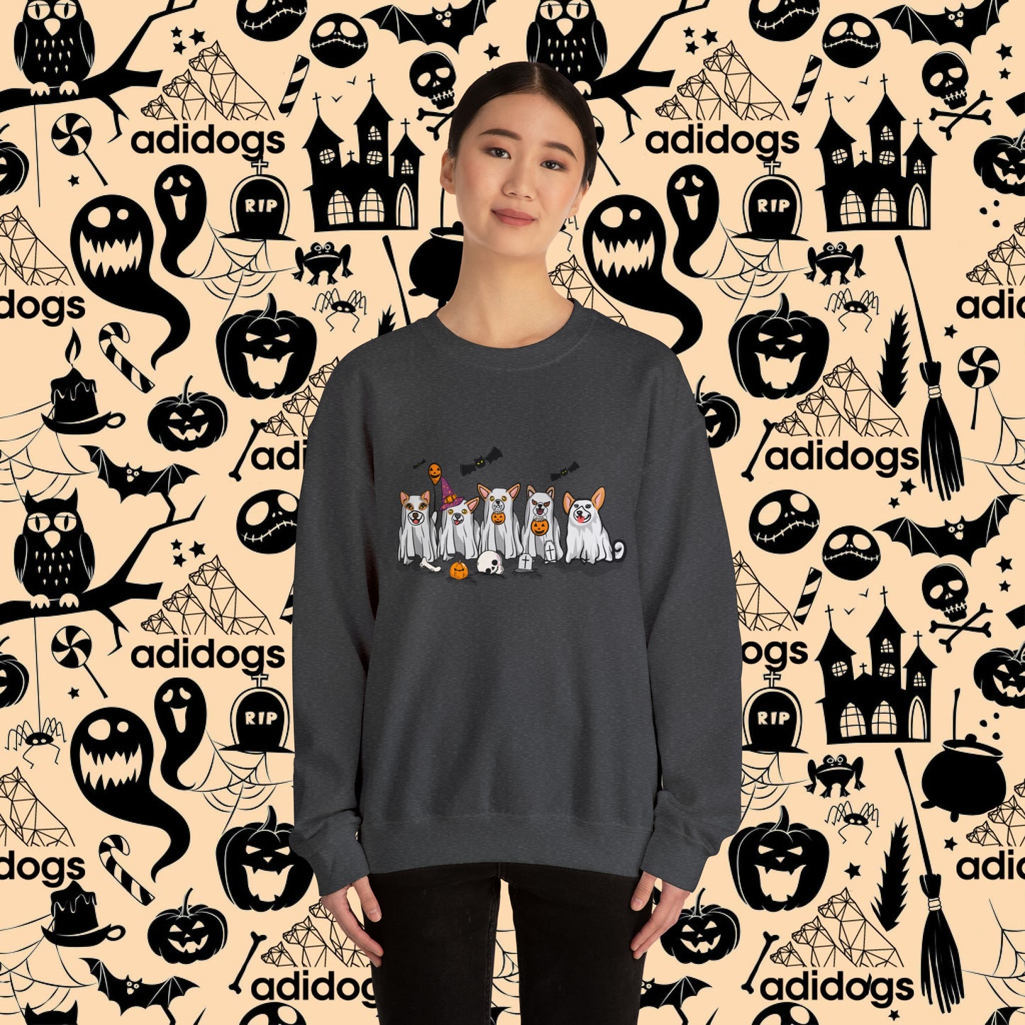 Corgi Boo Ghost Halloween Sweatshirts