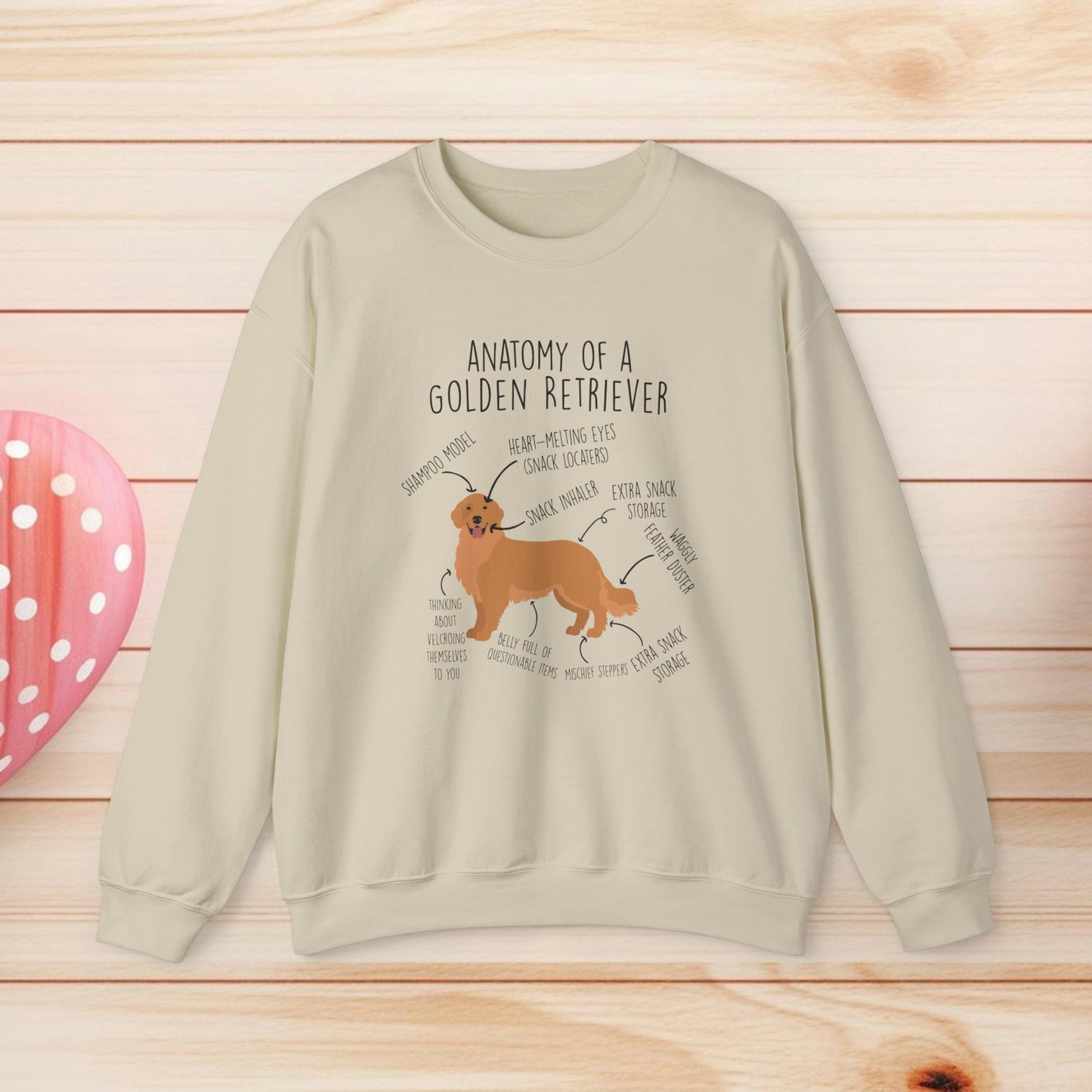 Anatomy Of A Golden Retriever Shirts & Gifts