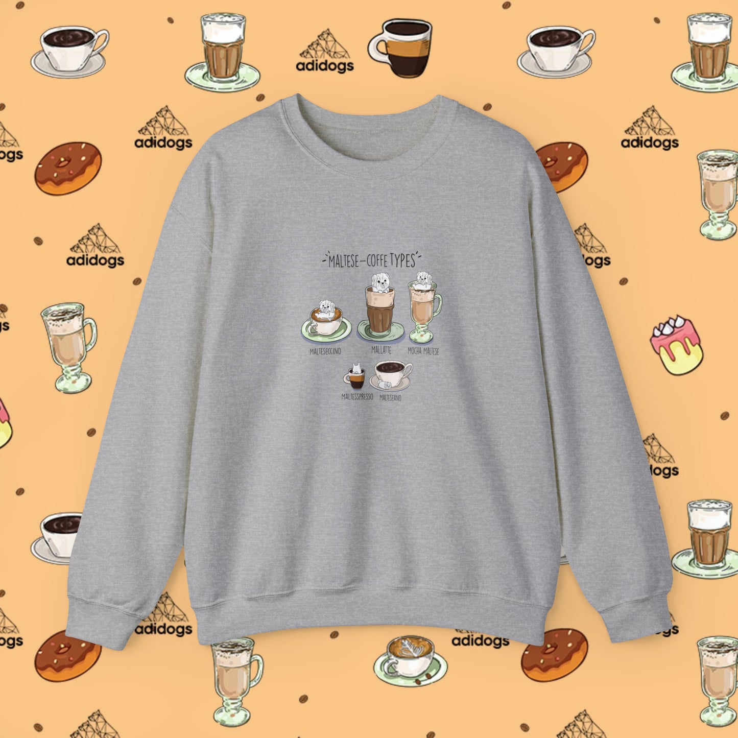 Maltese Lovers Coffee Sweatshirts