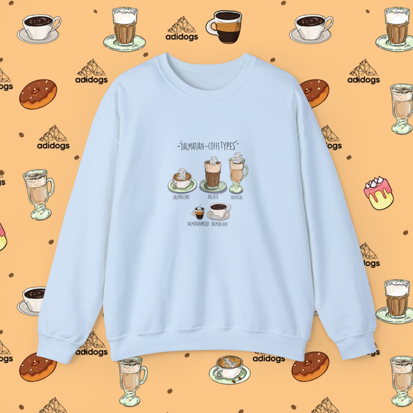 Dalmatian Lovers Coffee Sweatshirts