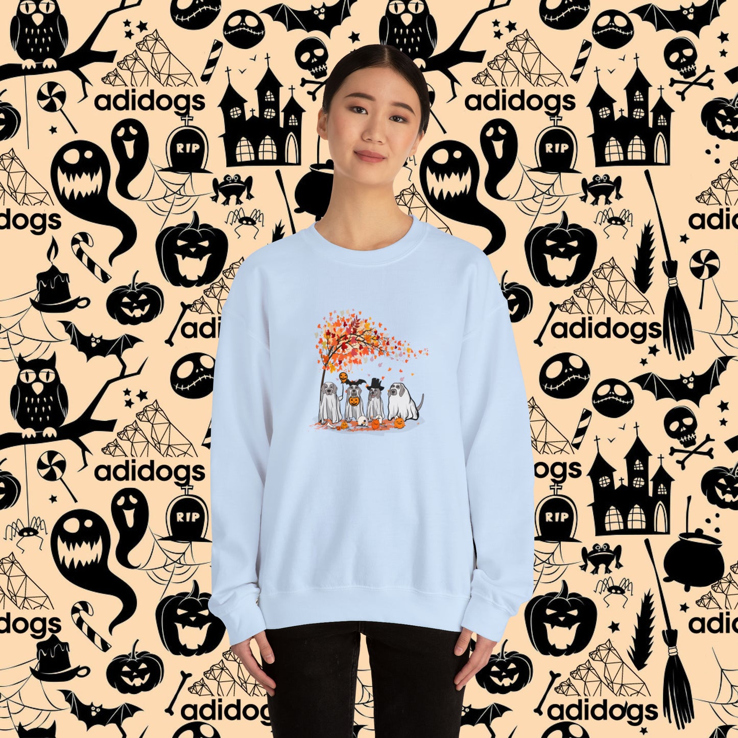 Weimaraner Fall Vibes Halloween Sweatshirts