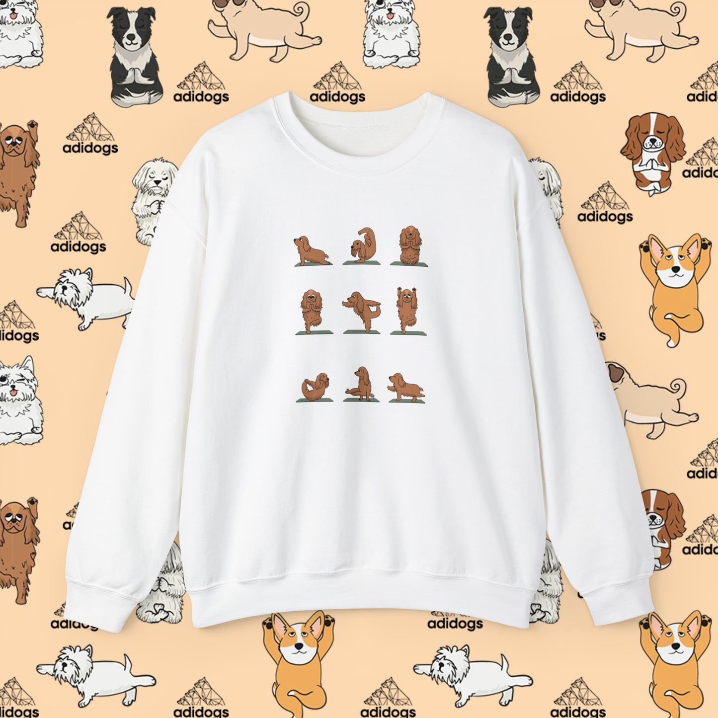 Cocker Spaniel Yoga Sweatshirts