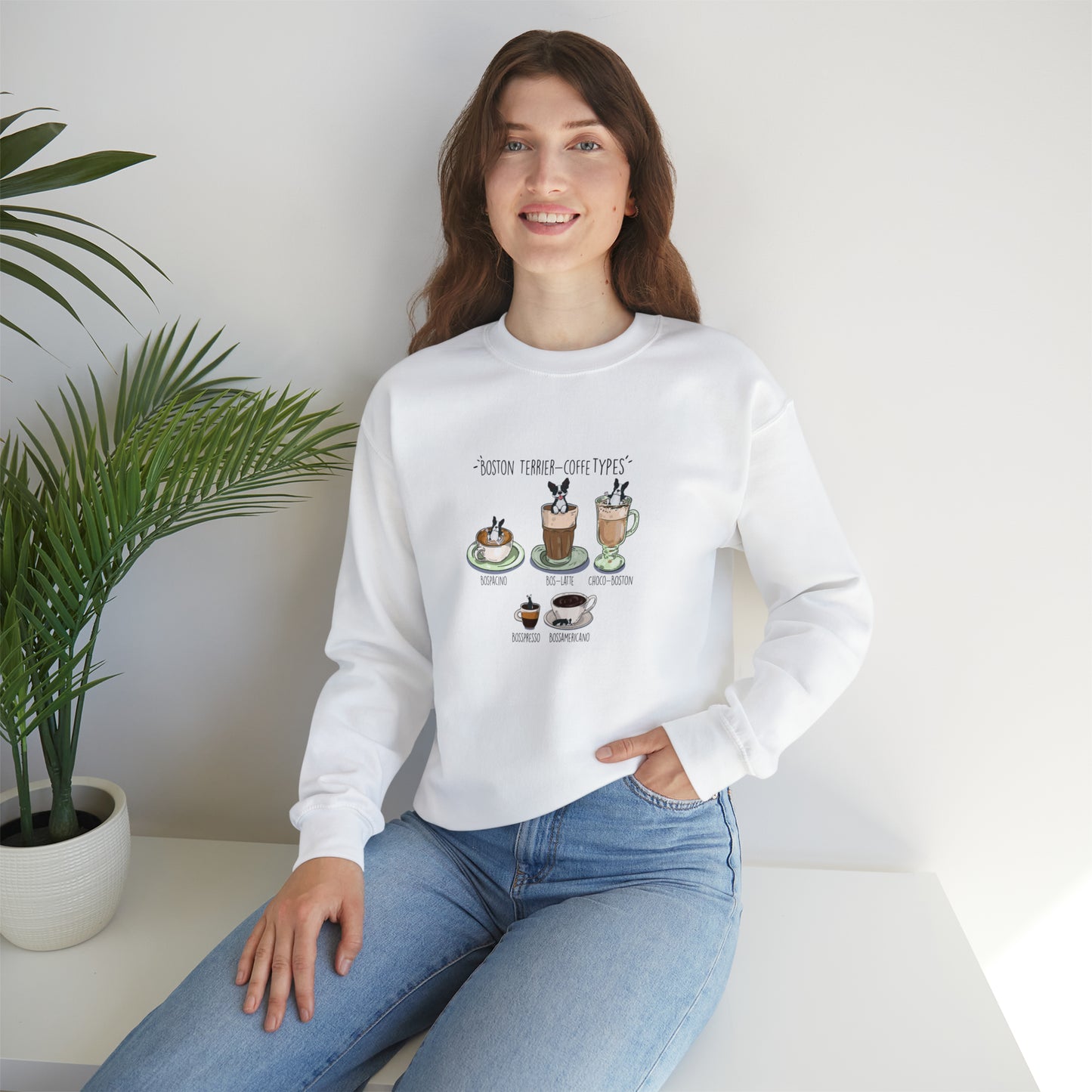 Boston Terrier Lovers Coffee Sweatshirts