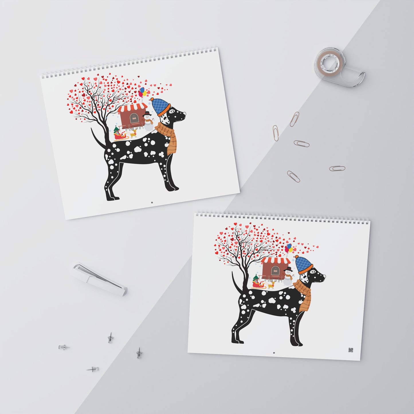 Dalmatian Wall Calendar 2024