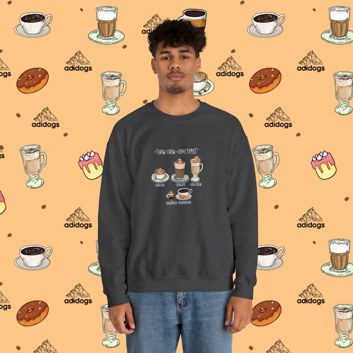 Chow Chow Lovers Coffee Sweatshirts