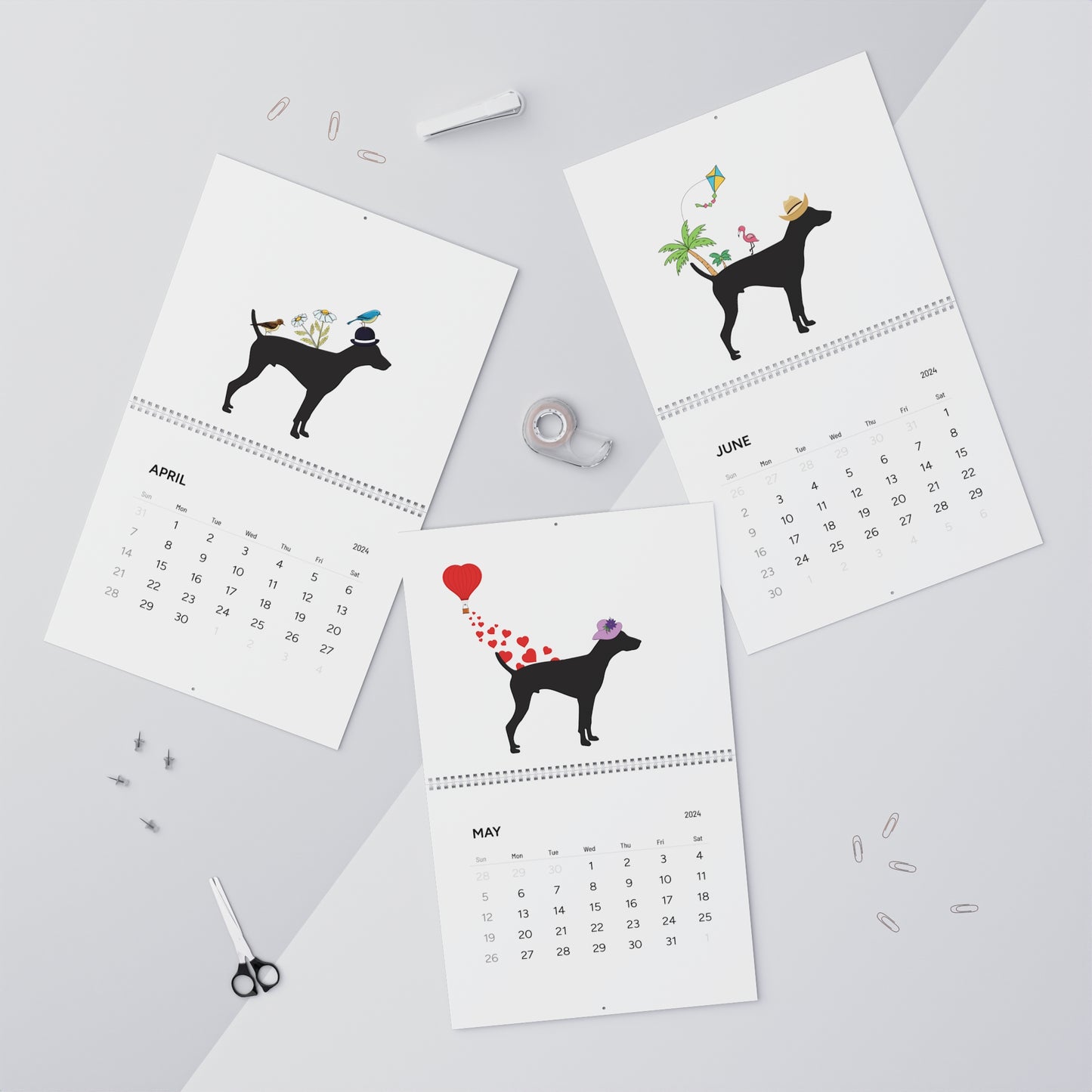 Gs Pointer Wall Calendar 2024