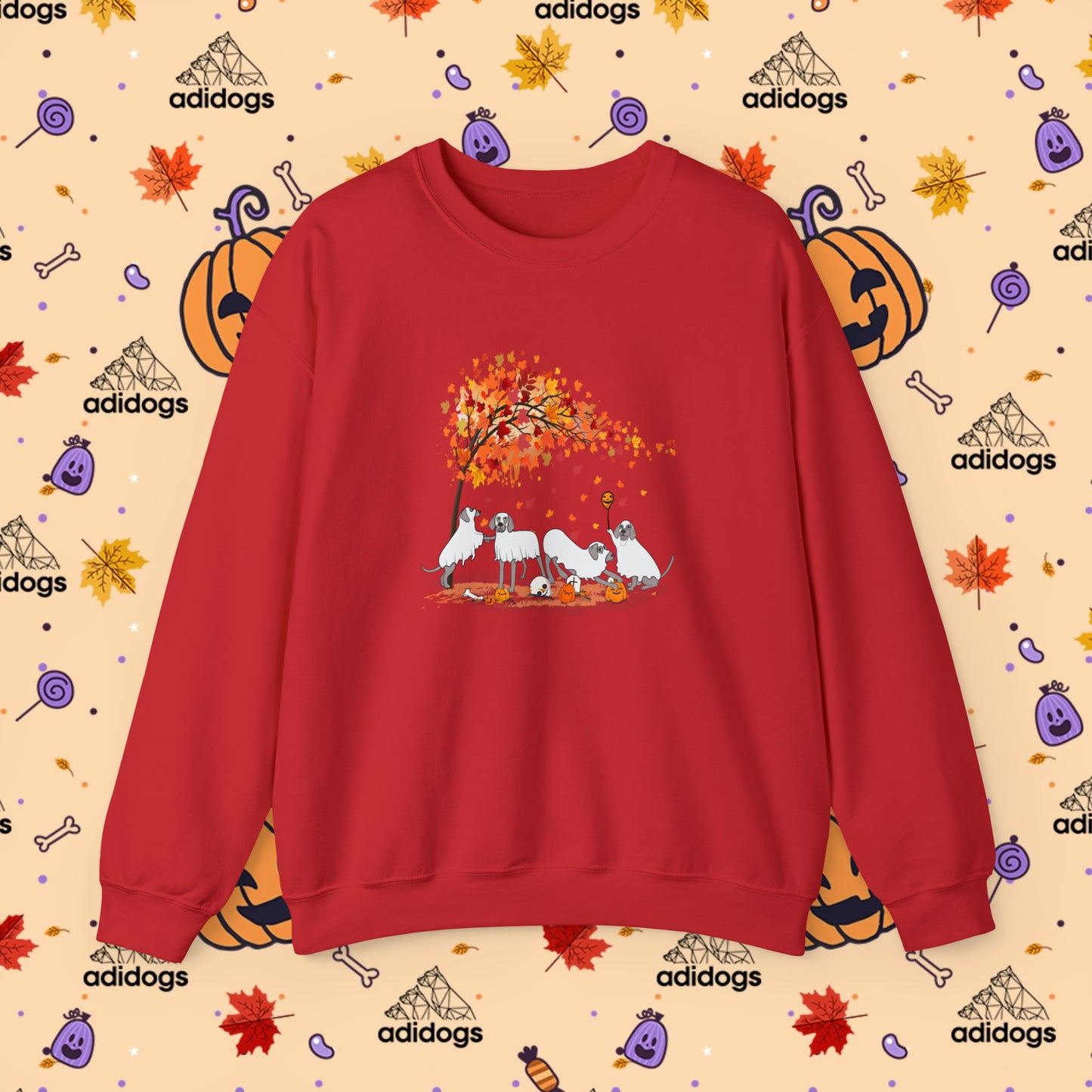 Fall Vibes Weimaraner Halloween Sweatshirts