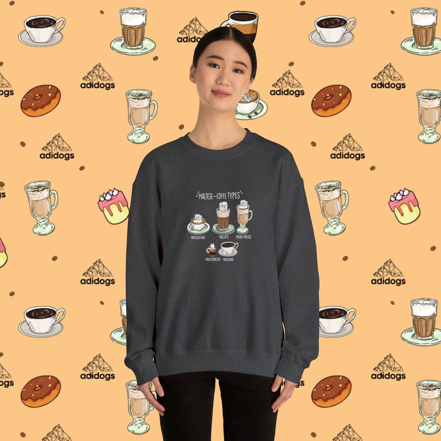 Maltese Lovers Coffee Sweatshirts