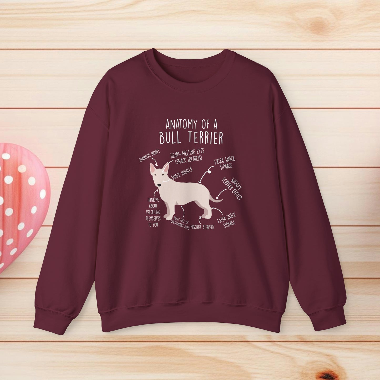 Anatomy Of A Bull Terrier Shirts & Gifts