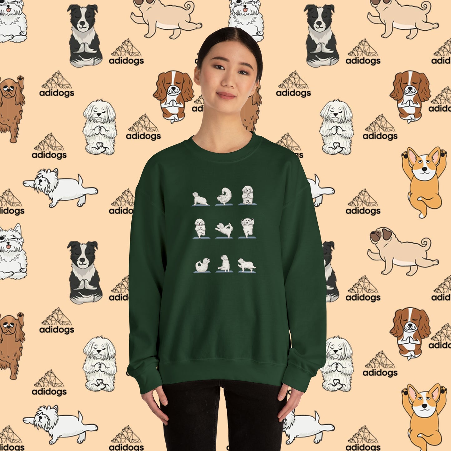 Maltese Yoga Sweatshirts