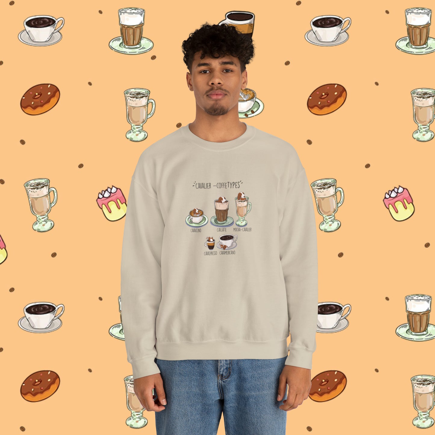 Cavalier Lovers Coffee Sweatshirts