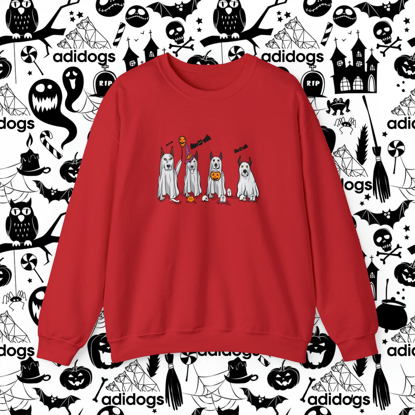 Doberman Boo Ghost Halloween Sweatshirts