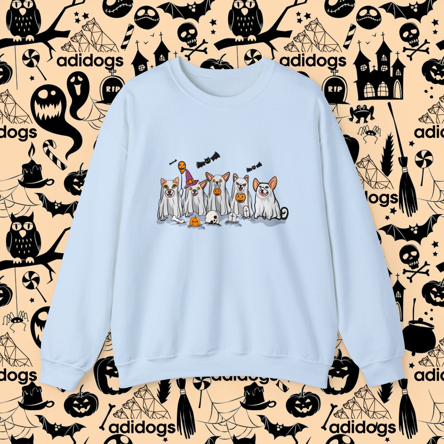 Corgi Boo Ghost Halloween Sweatshirts