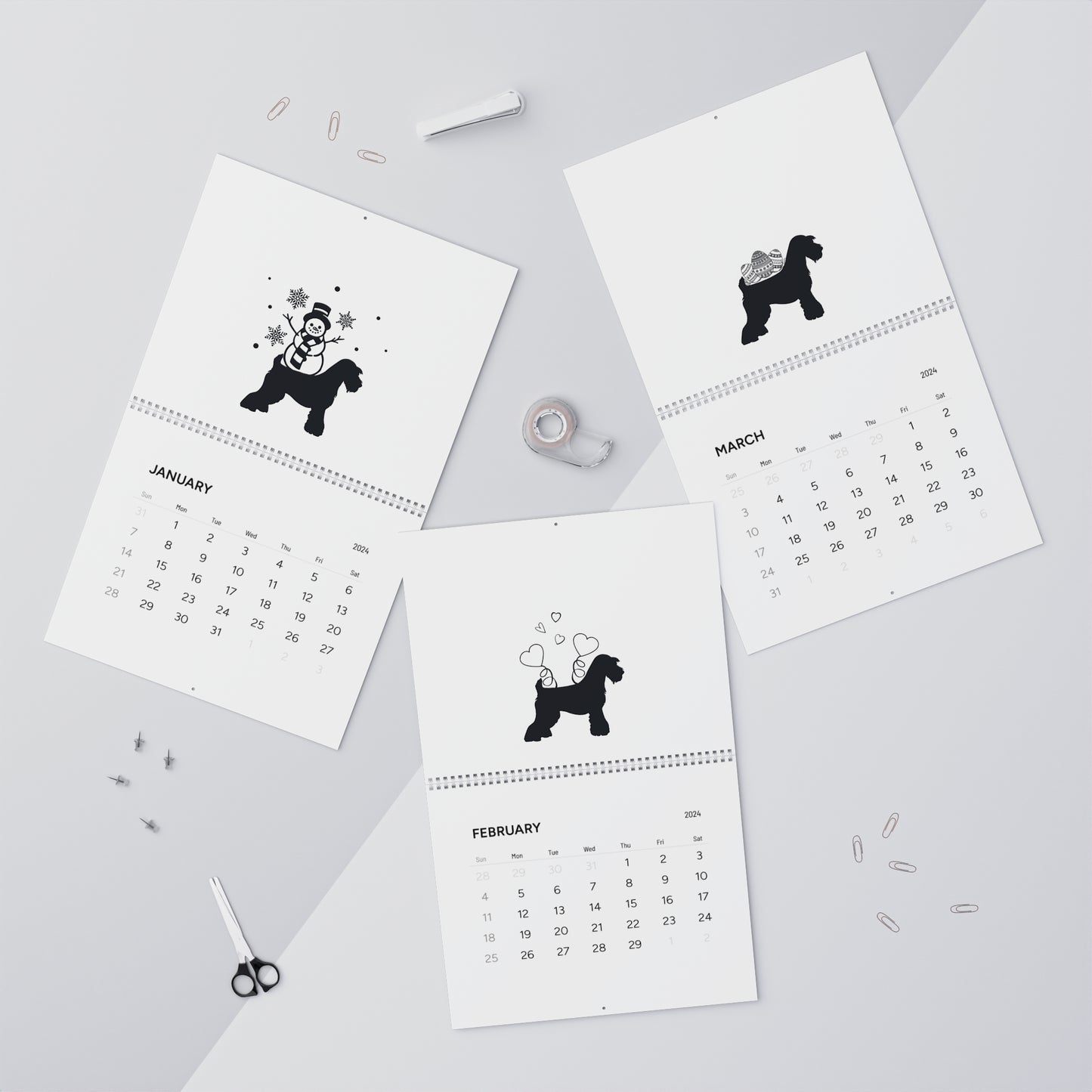 Schnauzer Calendar 2024