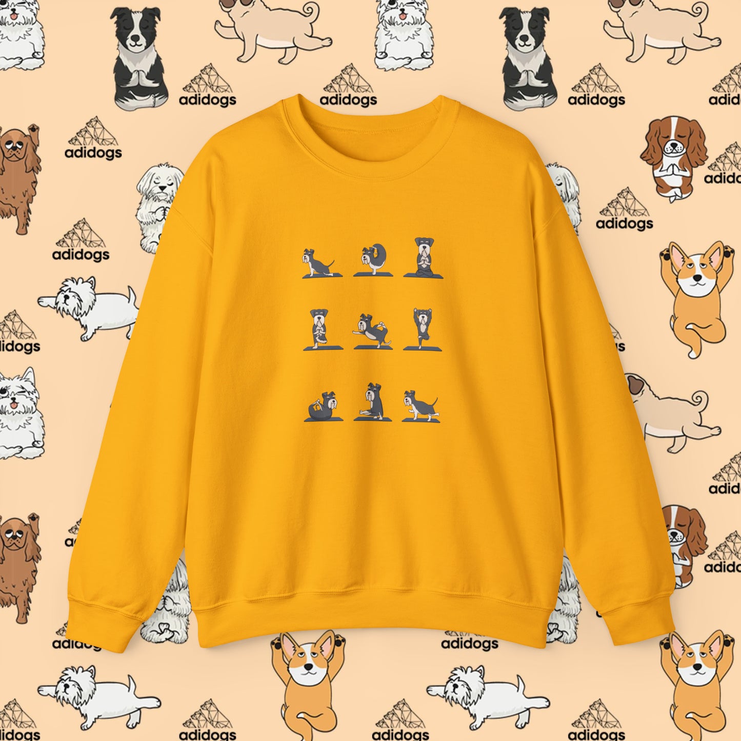 Schnauzer Yoga Sweatshirts